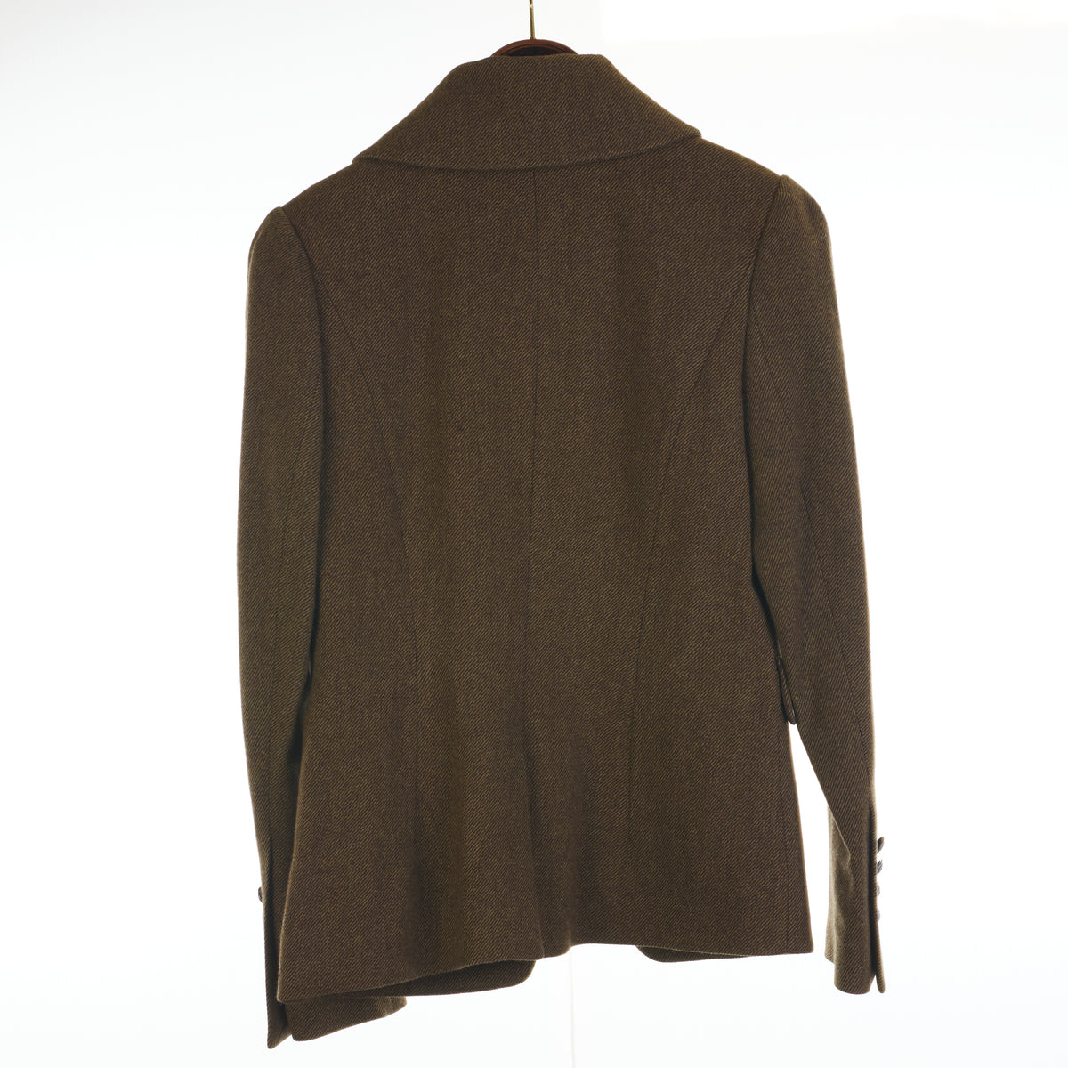 LK Bennet Brown Jacket Wool UK Size 12