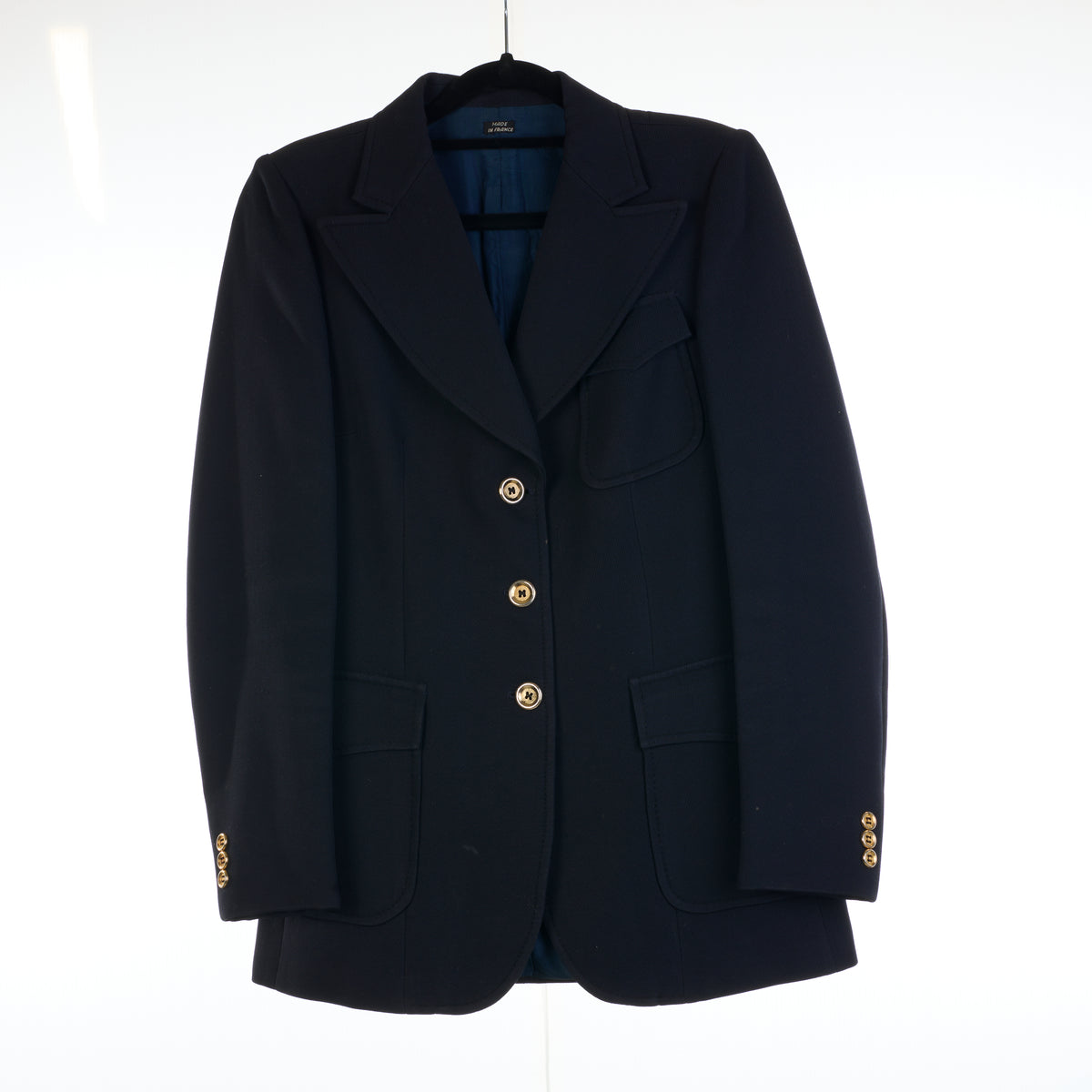 Made in France Navy Jacket Silver and gold  Buttons 10/12
