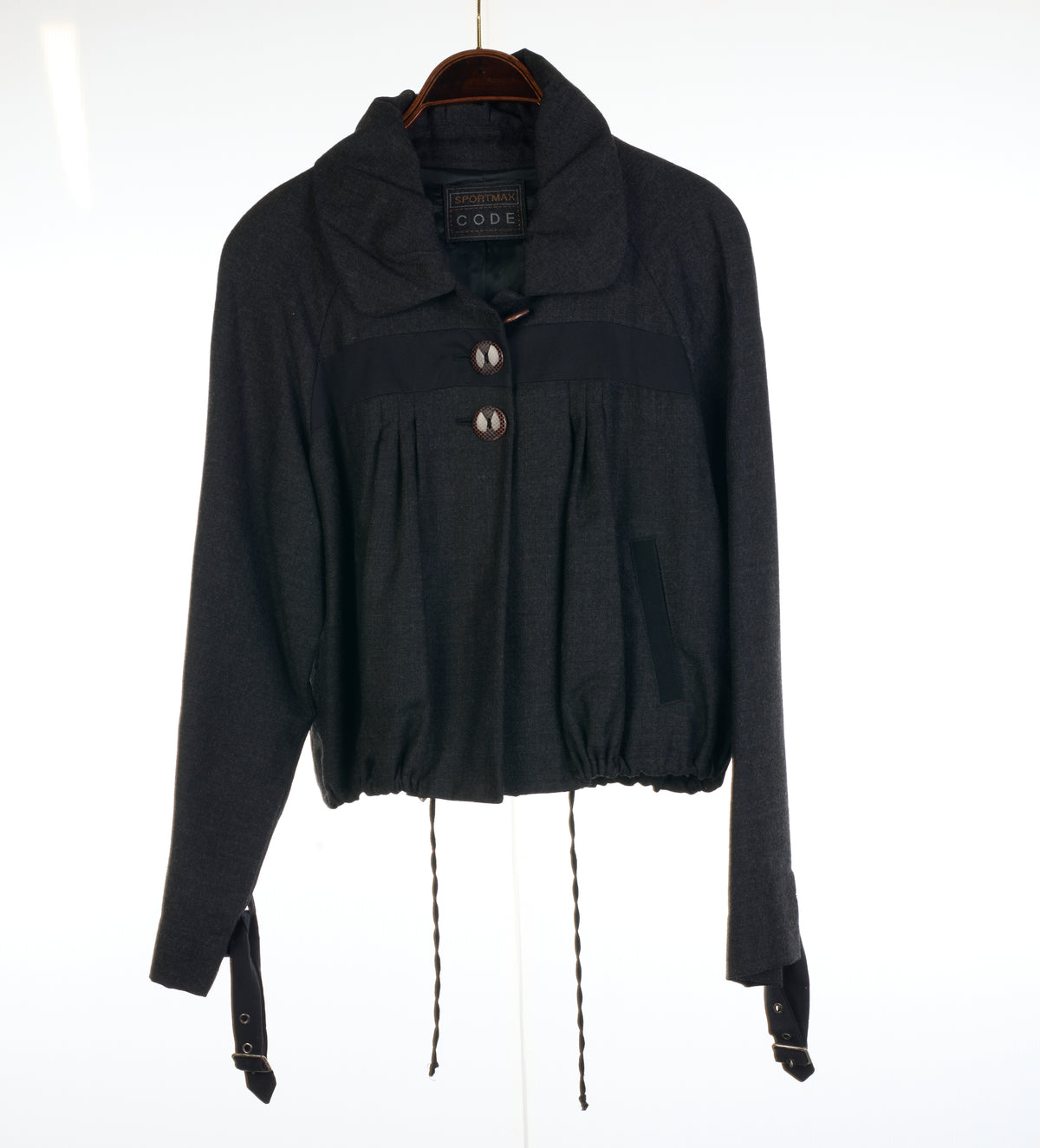 Sportmax Code wool Grey Jacket 10