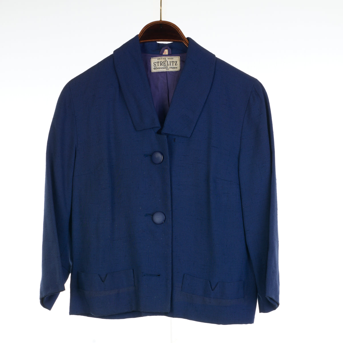 Vintage Strelitz Royal Blue Jacket 12