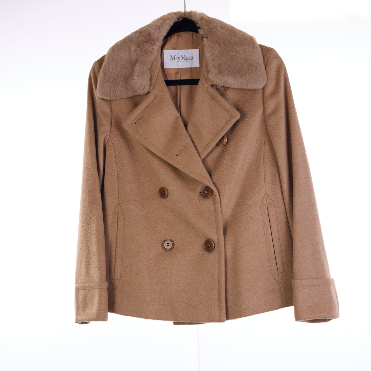 Max Mara Camel Jacket Label size 6 - UK12