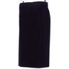 Gina Bacconi Vintage Black Velvet Skirt with Silver Bow Belt UK Size 10 - Ava & Iva