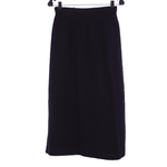 Jaeger Vintage Skirt Black Mohair and Wool UK Size 8 - Ava & Iva