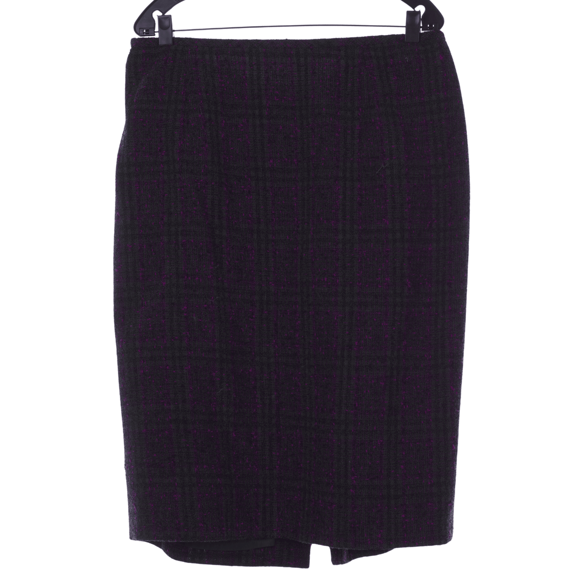 Jaeger Wool Skirt Purple and Green Skirt UK Size 16/18 - Ava & Iva