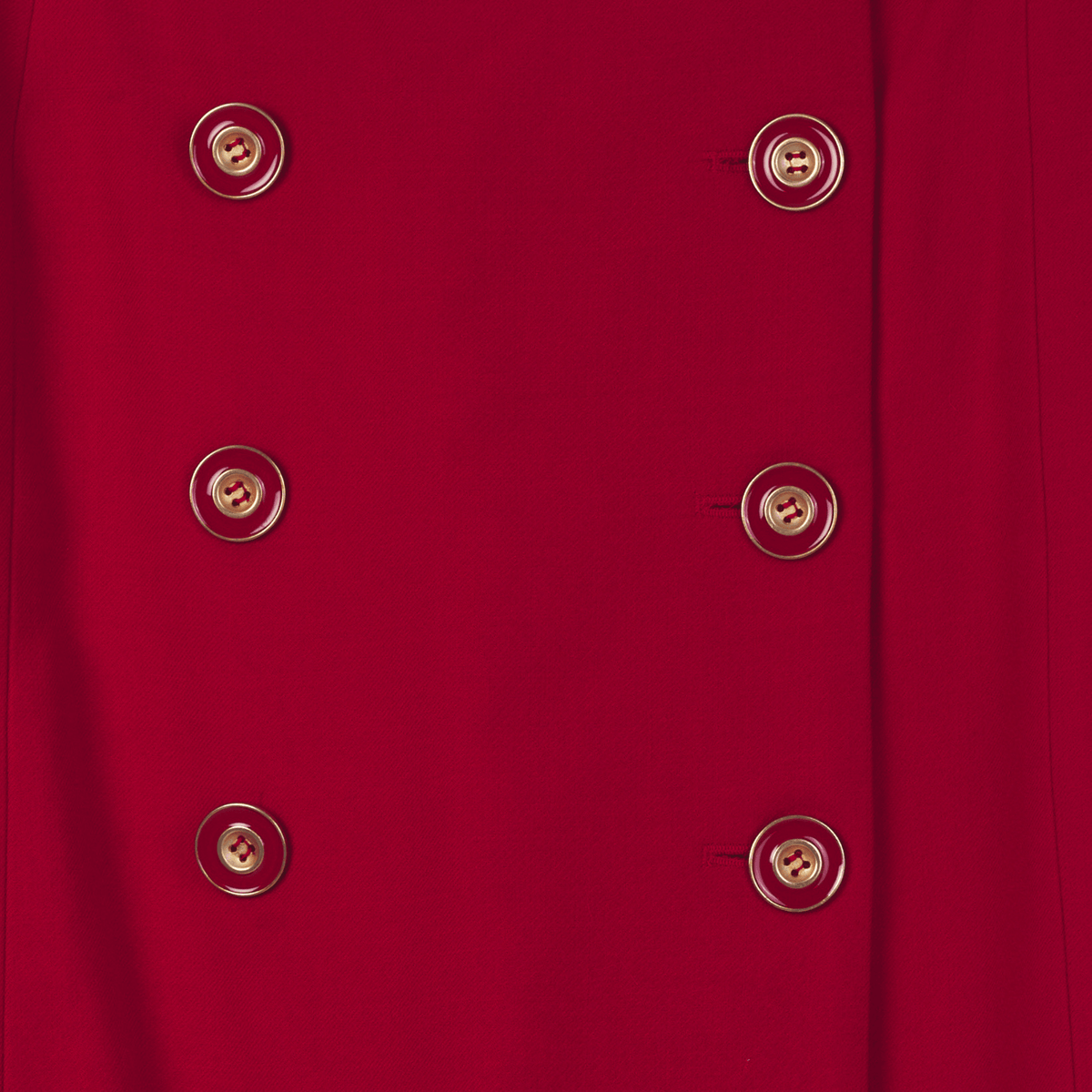 L.K. Bennett Red Wool Mix Skirt UK Size 16 - Ava & Iva