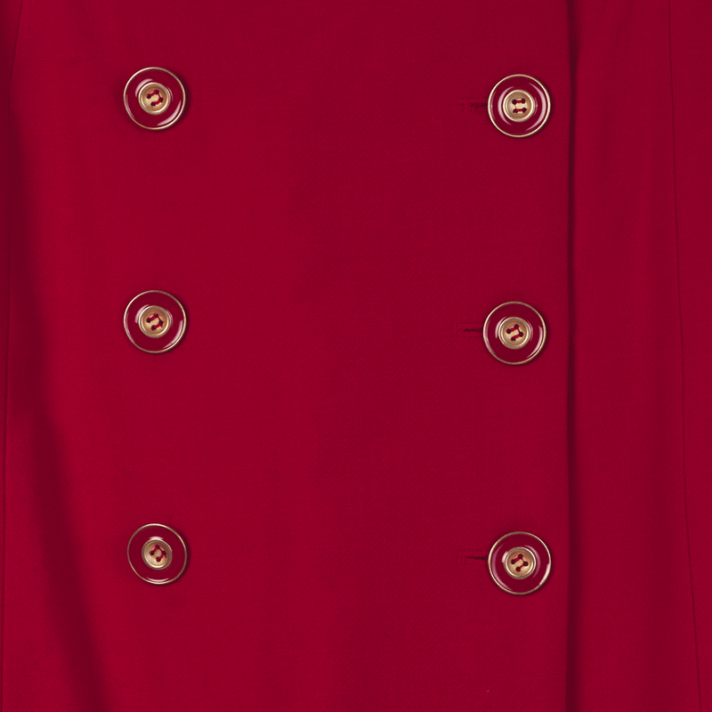 L.K. Bennett Red Wool Mix Skirt UK Size 16 - Ava & Iva