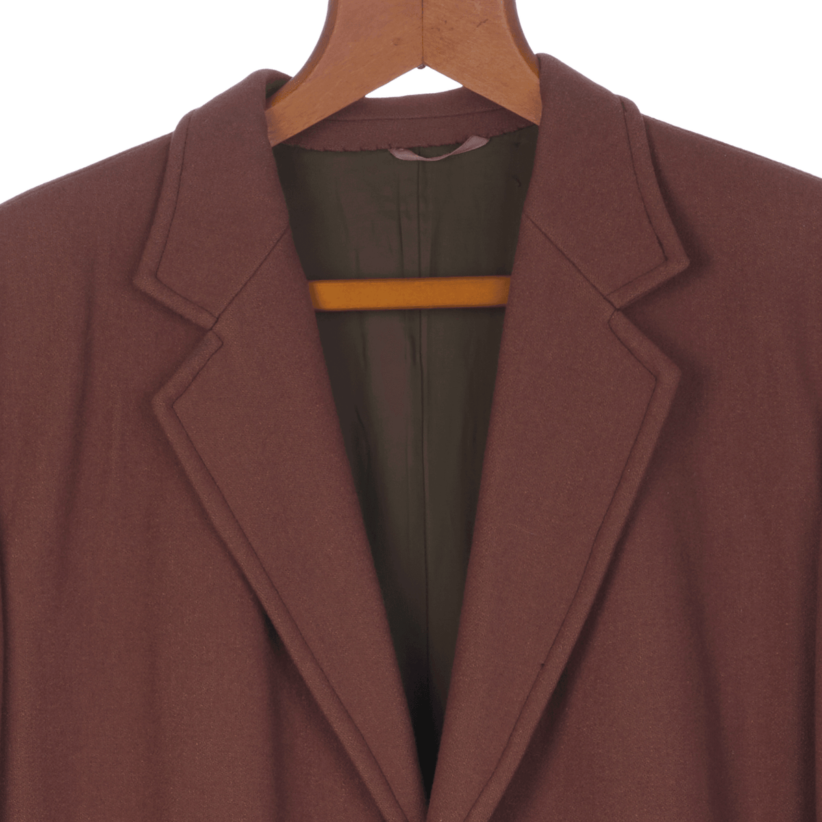 Lucky & Oscar Wool Brown Long Sleeved Mens Coat UK Size XXL. - Ava & Iva