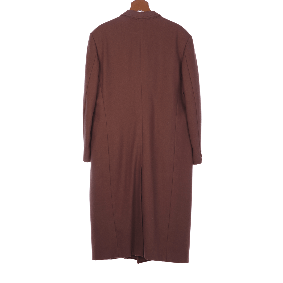 Lucky & Oscar Wool Brown Long Sleeved Mens Coat UK Size XXL. - Ava & Iva