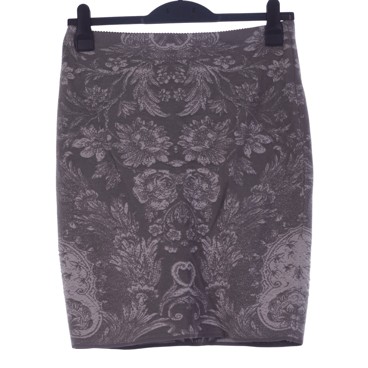 Marc Ccain Embossed Fabric Skirt Taupe UK Size 12 - Ava & Iva