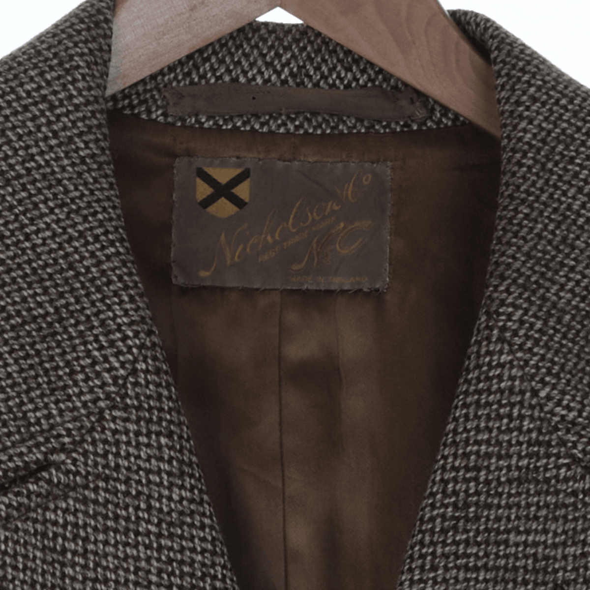 Nicholsons & Co Scotch Tweed Long Sleeved Gentlemans Coat UK Size XXXL. - Ava & Iva
