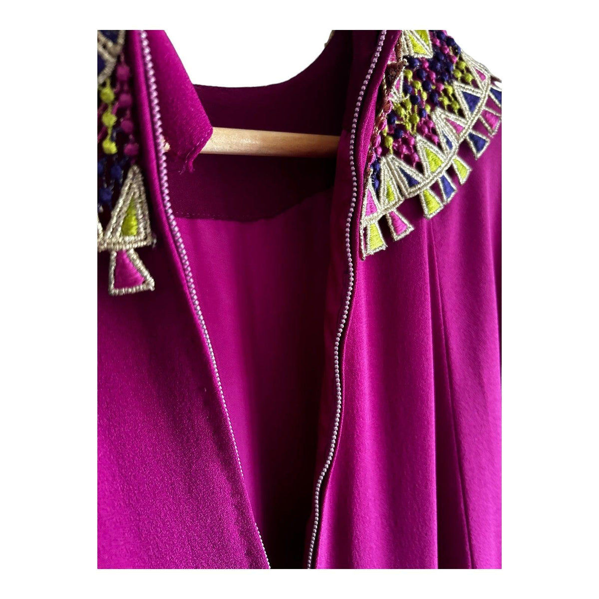 Carita Couture Purple 1970's Dress -Size 10 - Ava & Iva