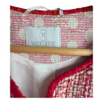 Madeleine Cotton Mix Pink & White Jacket UK Size 14 - Ava & Iva