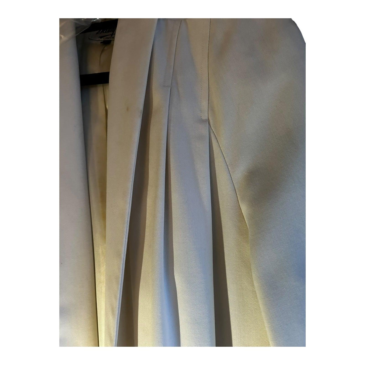 Admyra Full Length Long Sleeved Cream Coat UK Size 10 - Ava & Iva