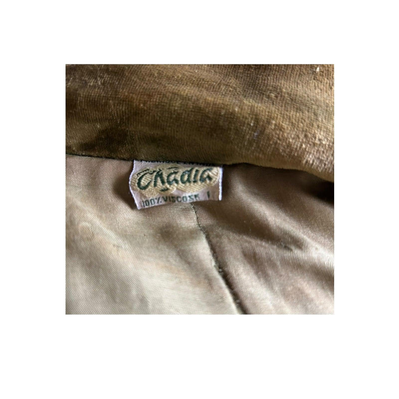 Chadia Green Vintage Long Sleeved Coat UK Size 16 - Ava & Iva