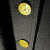 Armani Jeans Navy Wool Mix Long Sleeved Full Length Coat UK Size 8 - Ava & Iva