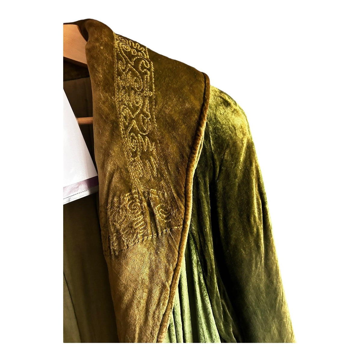 Chadia Green Vintage Long Sleeved Coat UK Size 16 - Ava & Iva