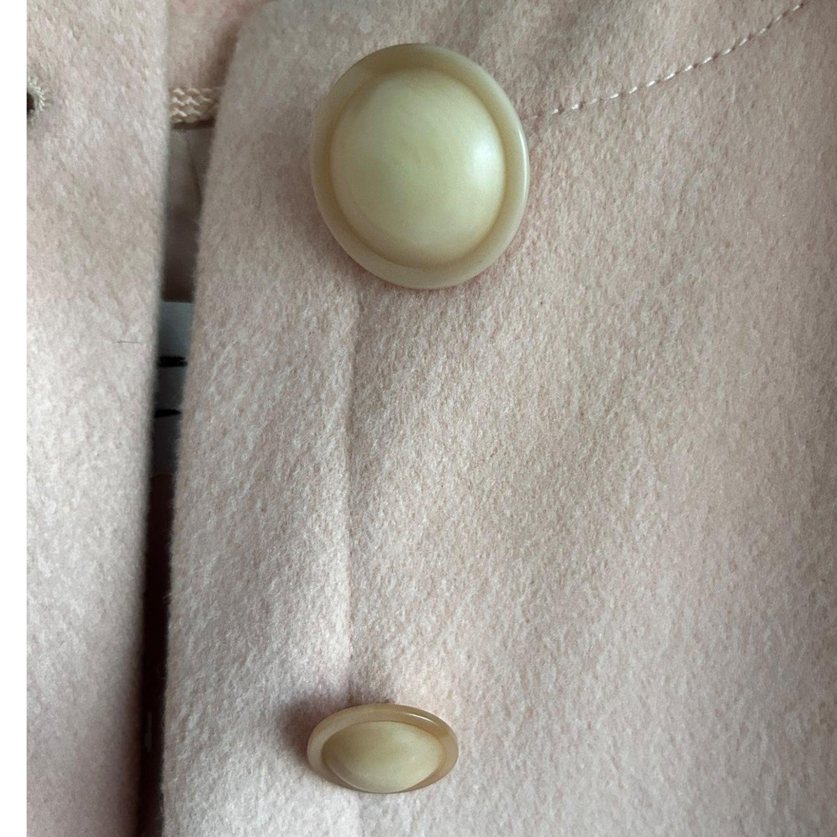 Colette Pure New Wool Peach Long Sleeved Coat with Scarf UK Size 10 - Ava & Iva