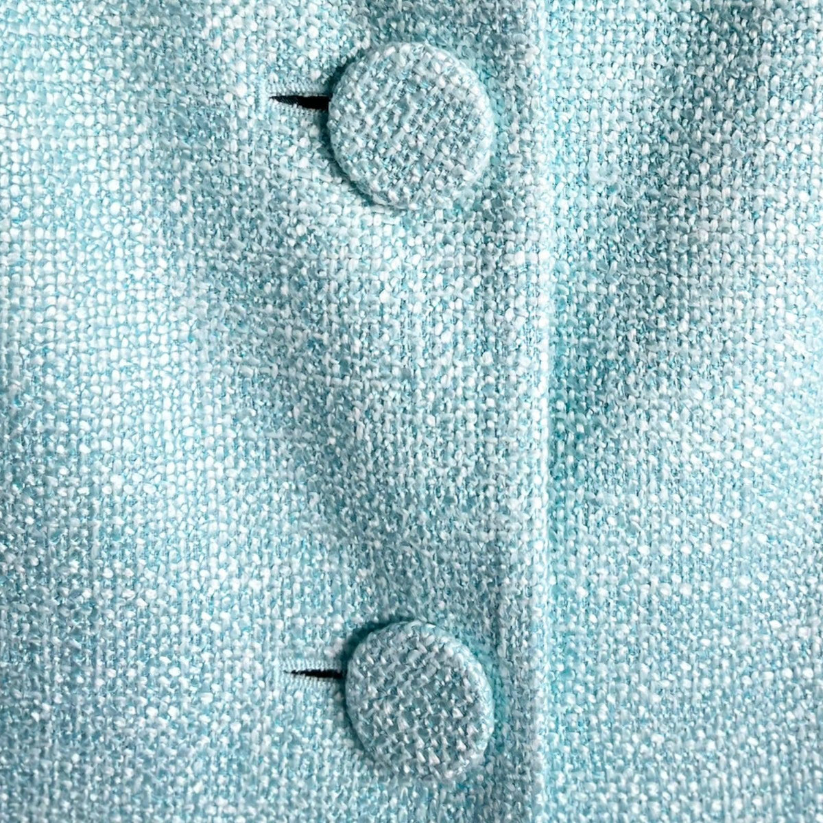 Planet Cotton Blend Turquoise Cropped Jacket UK Size 10 - Ava & Iva