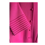 Madeleine Wool Knit Fuchsia Pink Coat UK Size 14