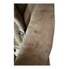 D.T. Bayliss & Son Real Sheepskin Long Sleeved Coffee Coloured Coat UK Size 12 - Ava & Iva