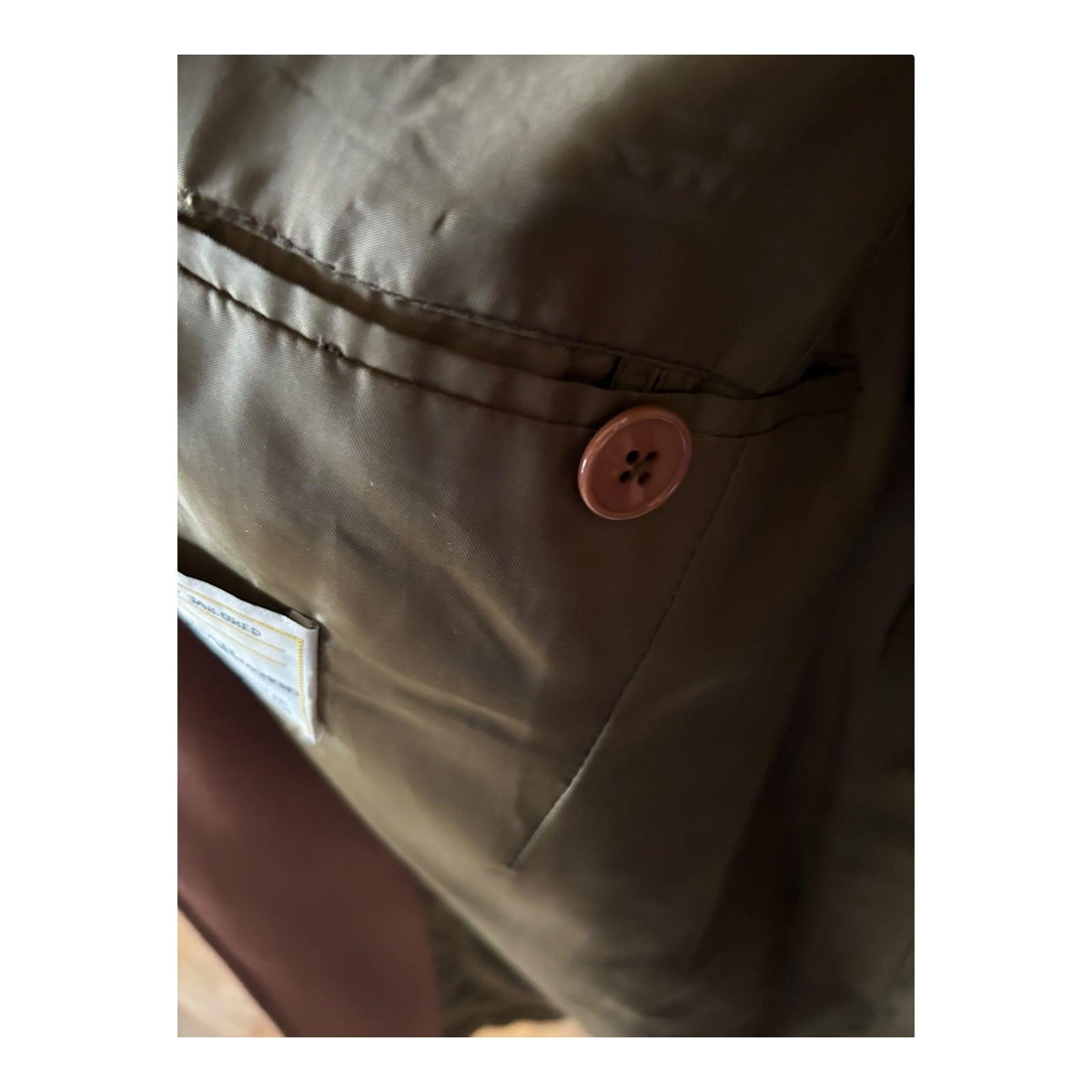 Lucky & Oscar Wool Brown Long Sleeved Mens Coat UK Size XXL. - Ava & Iva