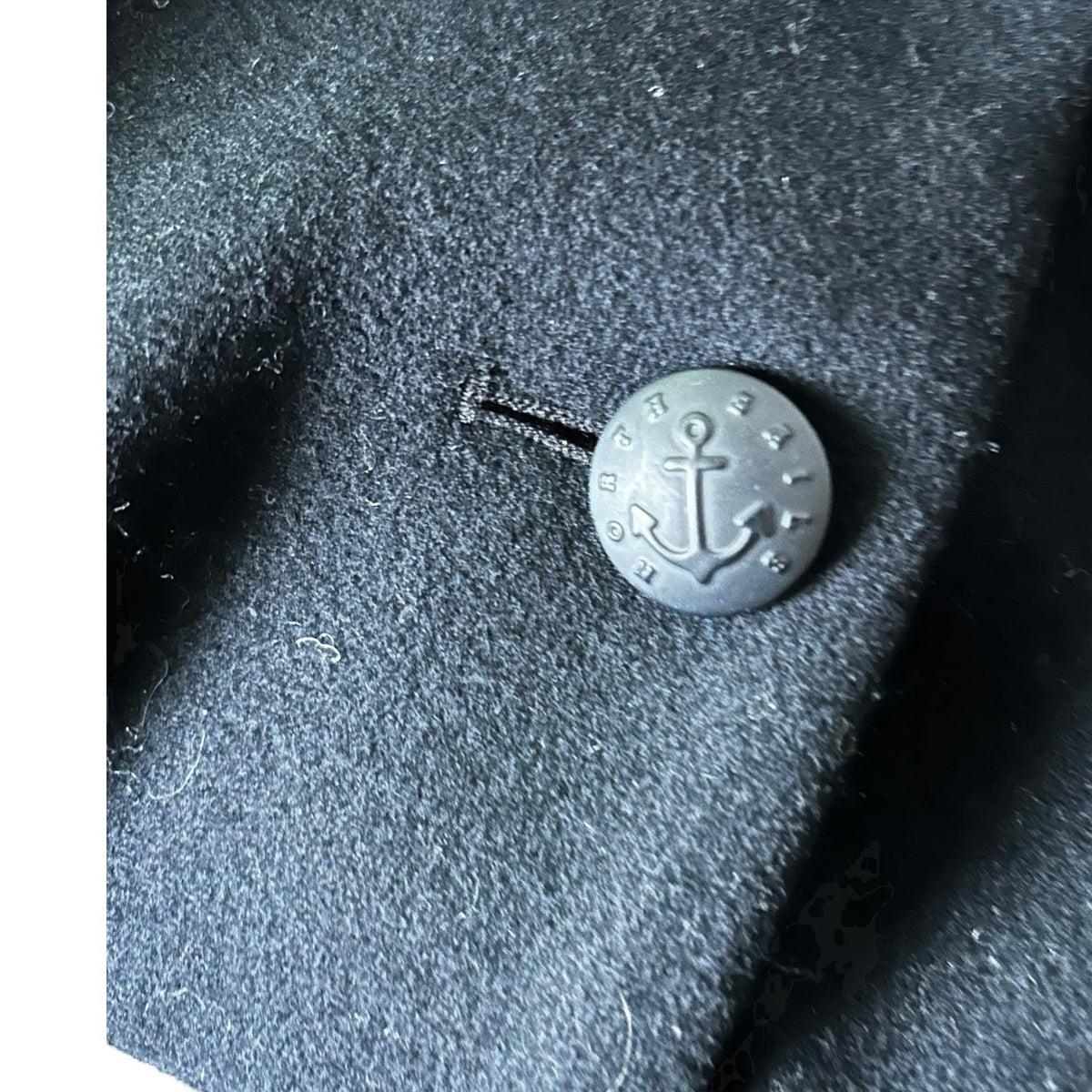 NTW North Sails Wool Black Long Sleeved Coat UK Size 12. - Ava & Iva