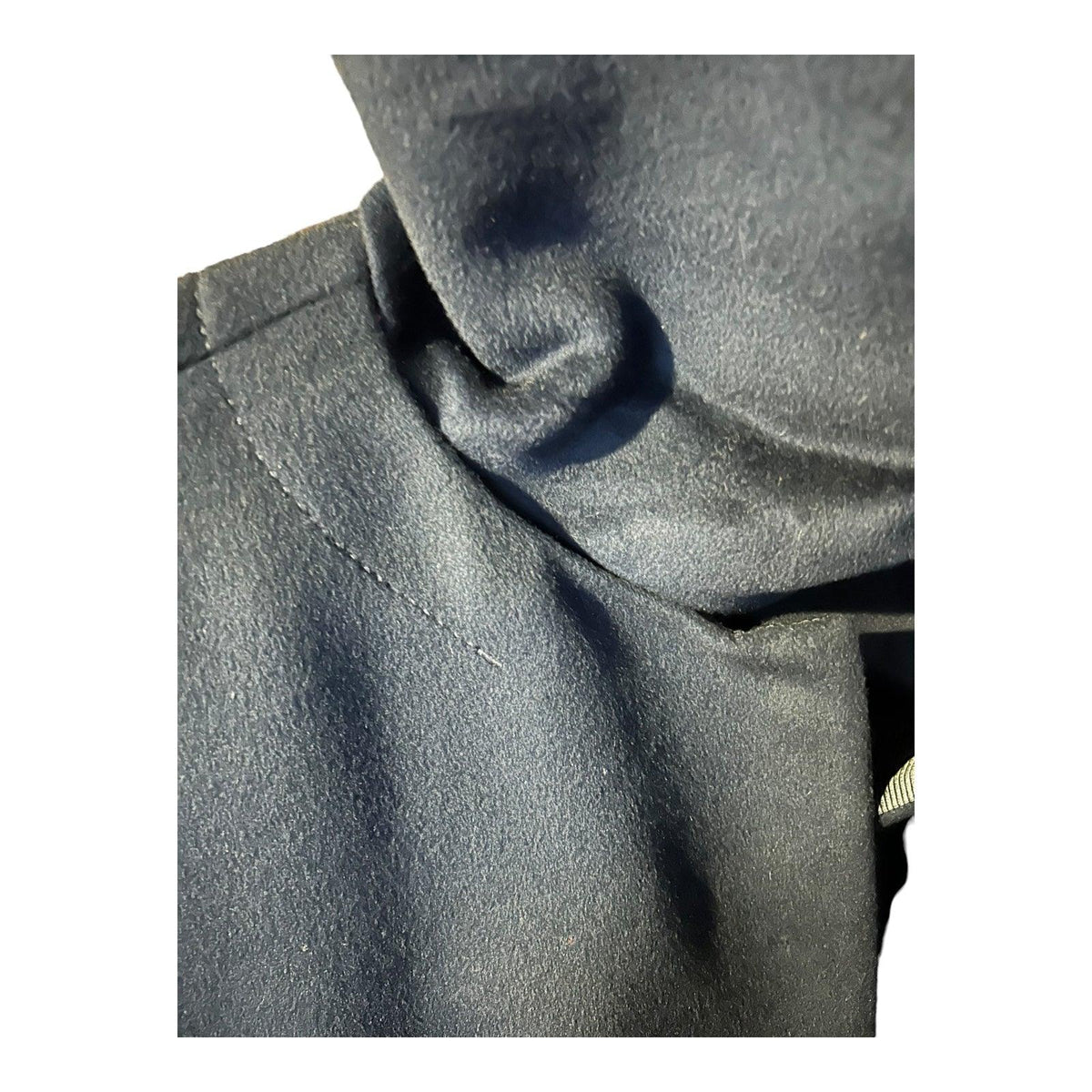 Sportsmax Wool Navy Long Sleeved Coat UK Size 16. - Ava & Iva