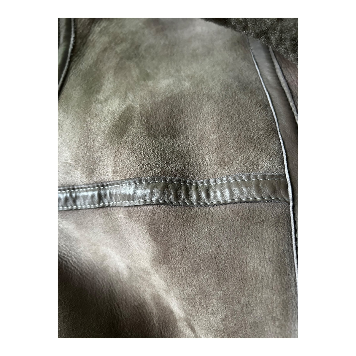 Yeovil Sheepskin Brown Long Sleeved Coat UK Size 12.