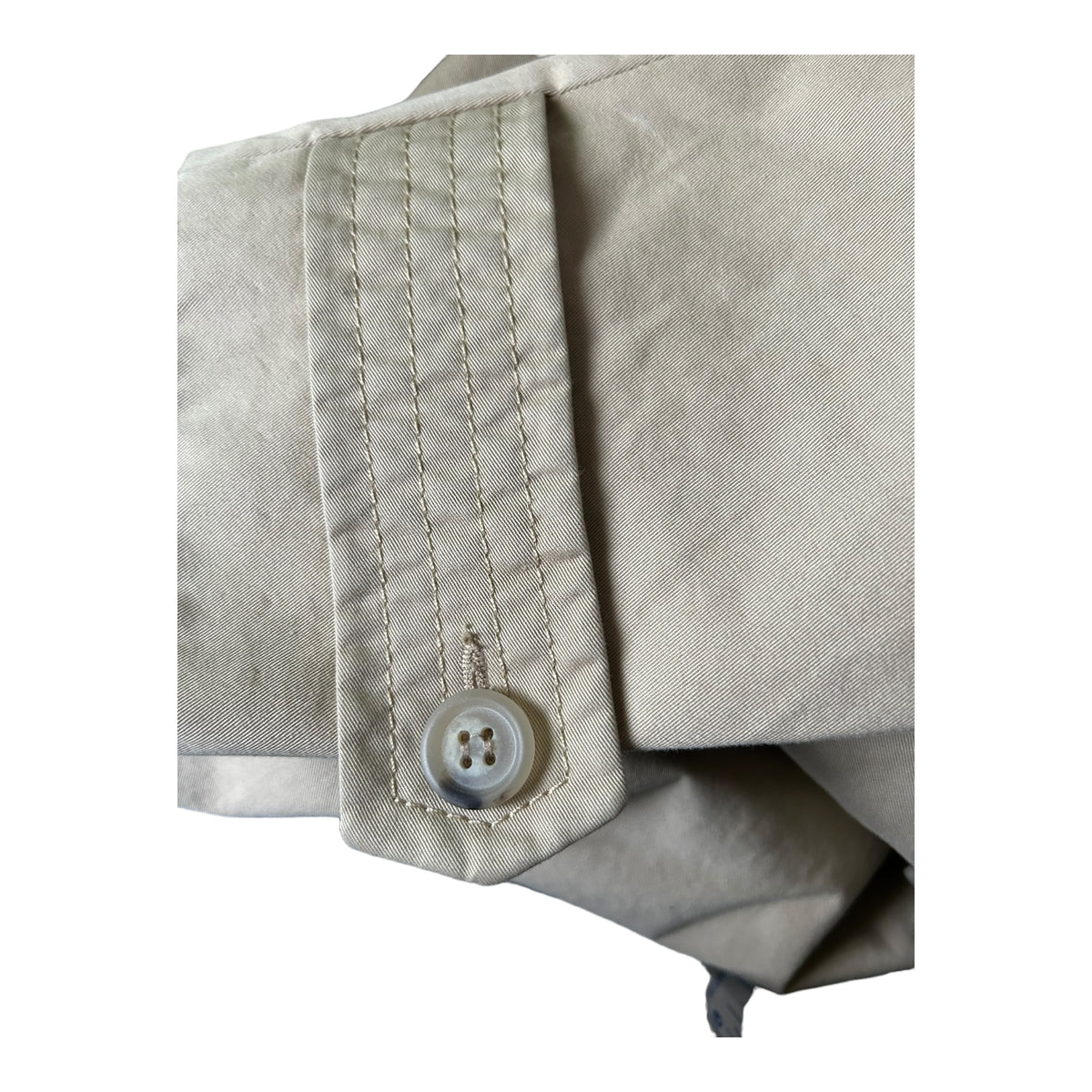 Whistles Cotton Beige Long Sleeved MacIntosh Jacket UK Size 16.