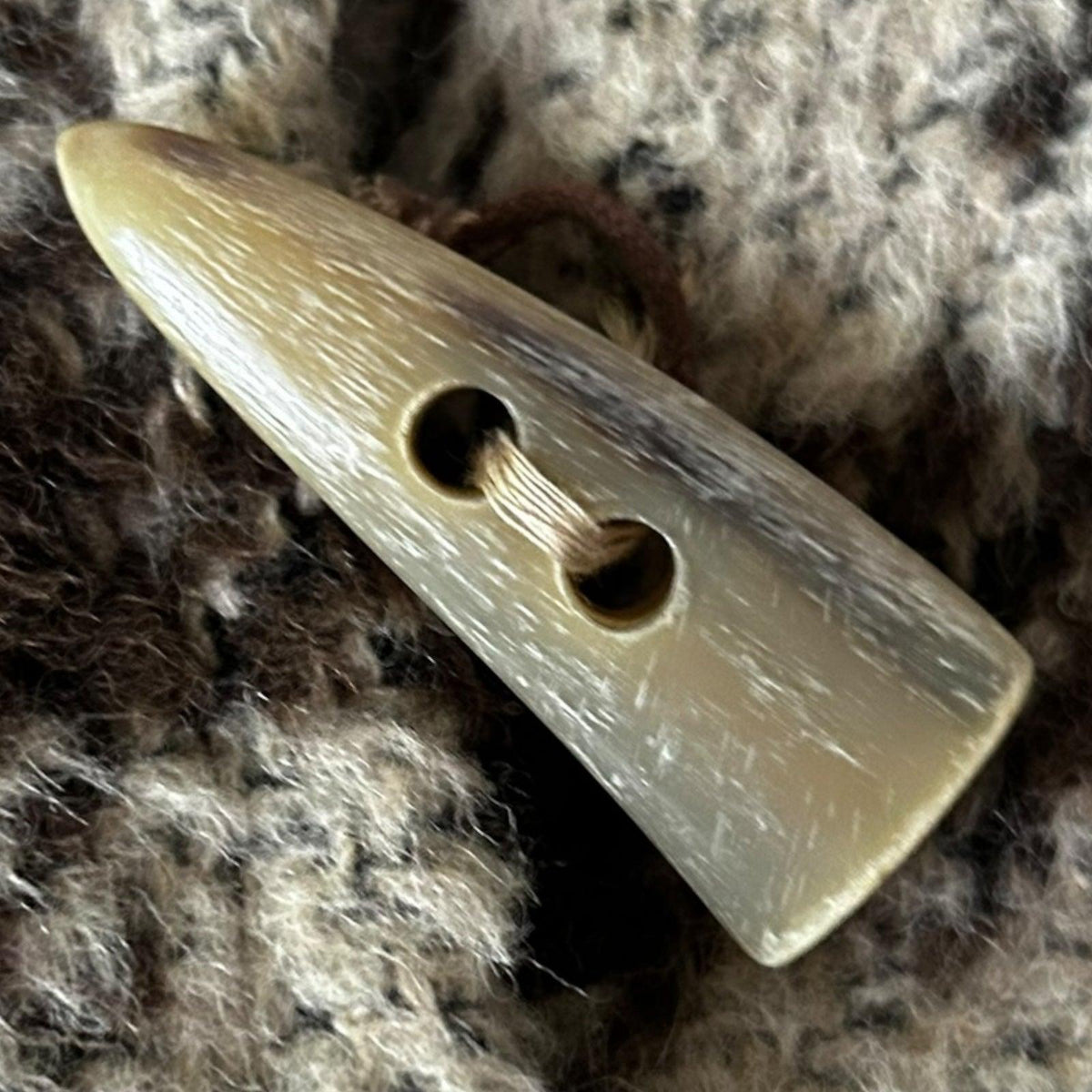 Jaegar Wool & Alpaca Brown & Cream Checked Long Sleeved Coat UK Size 14. - Ava & Iva