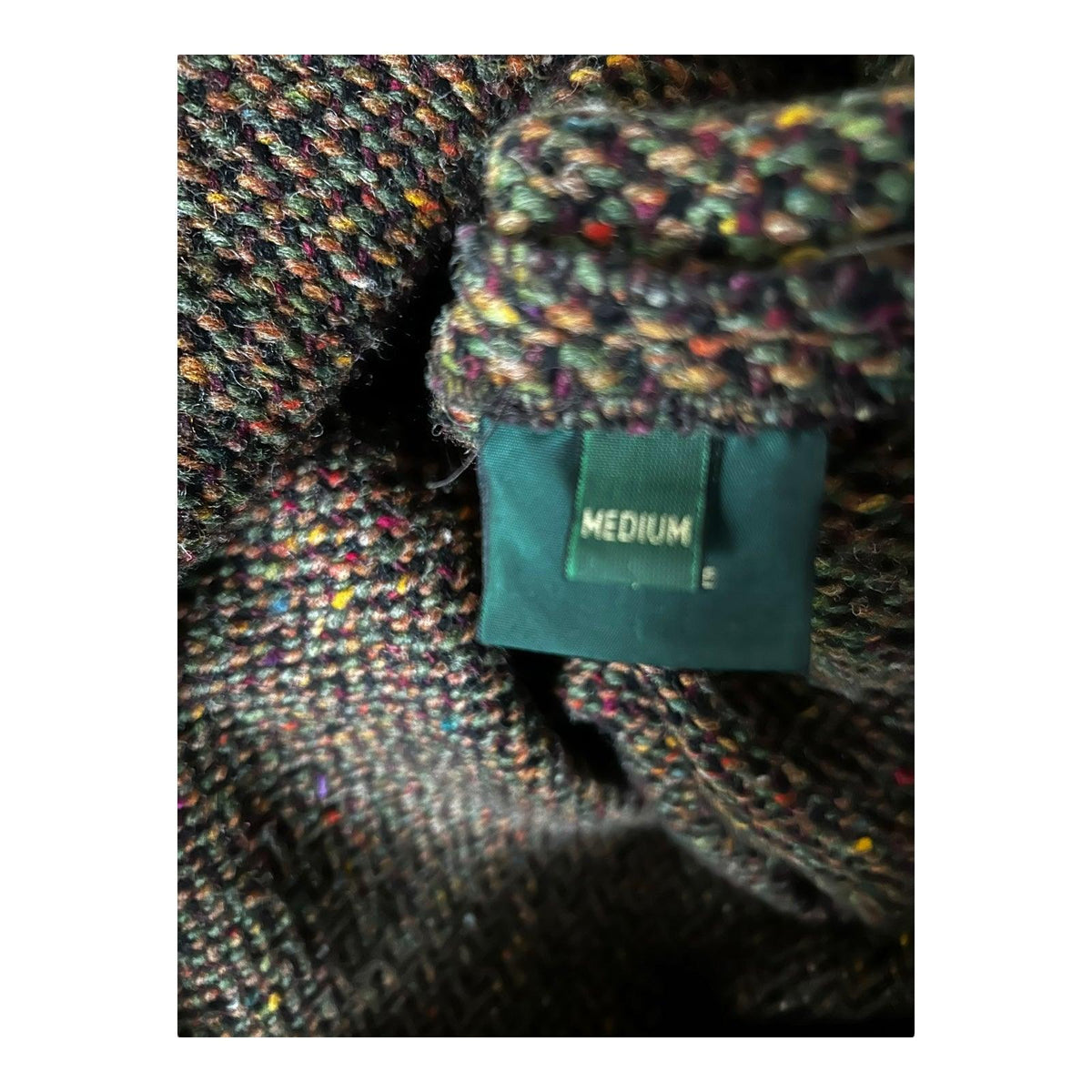 Roxtons Wool Brown Multi-Coloured Long Sleeved Jacket UK Size 14. - Ava & Iva