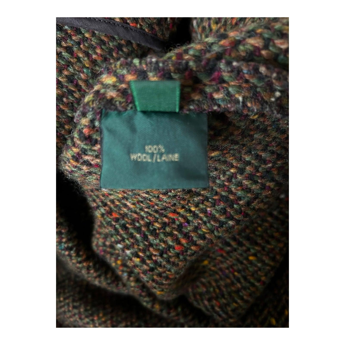 Roxtons Wool Brown Multi-Coloured Long Sleeved Jacket UK Size 14. - Ava & Iva