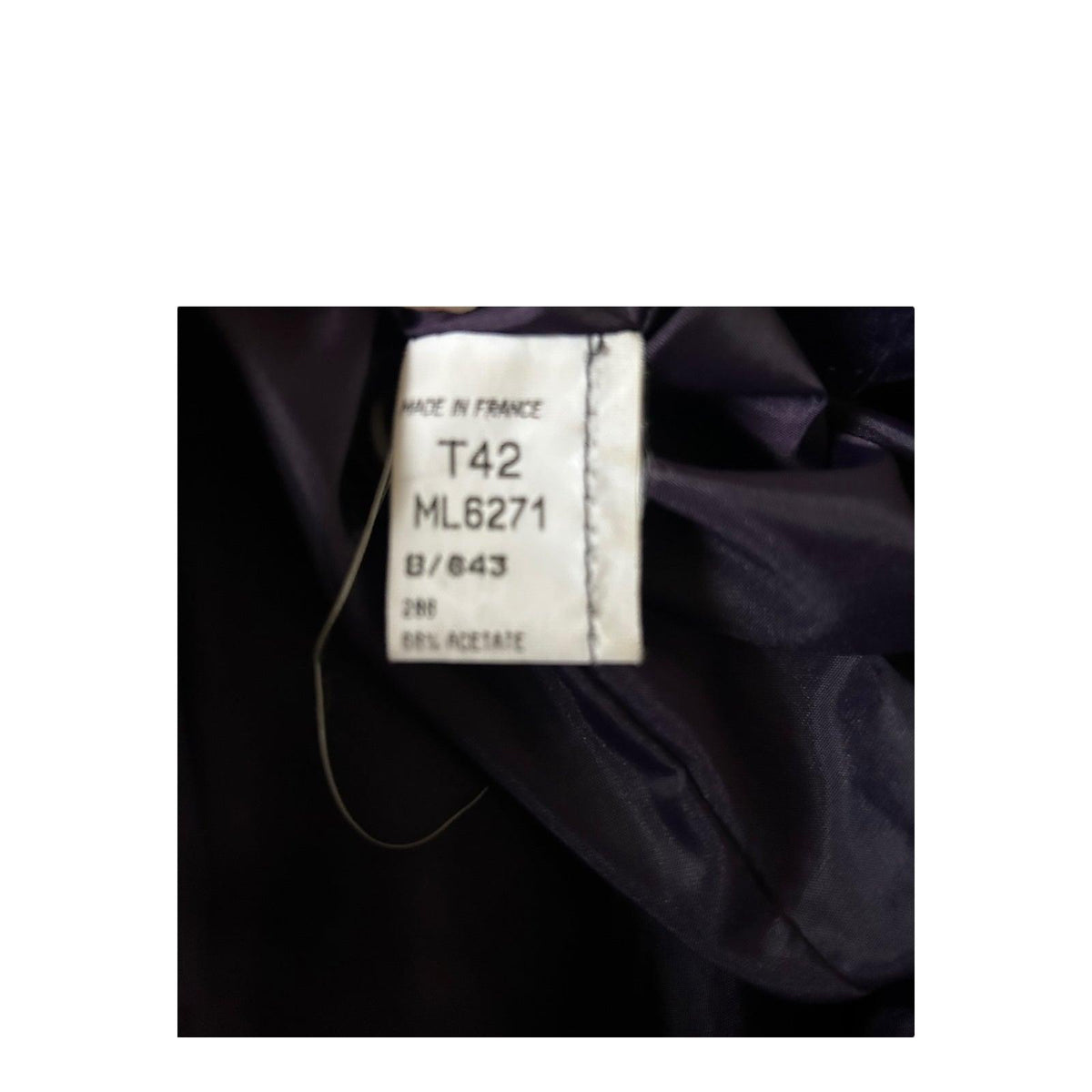 Sinequanone Crushed Velvet Purple Long Sleeved Jacket UK Size 10 - Ava & Iva