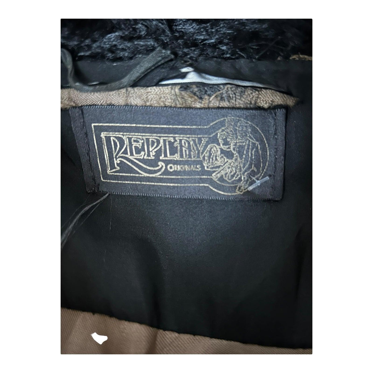 Replay Vintage Black Long Sleeved Full Length Coat UK Size 6. - Ava & Iva