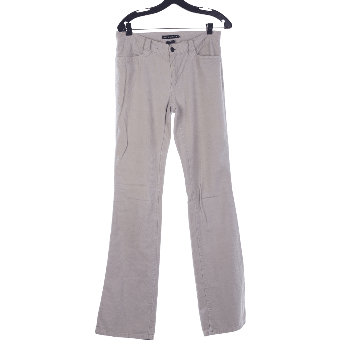 Ralph Lauren Cotton Cord Cream Trousers UK Size 12 - Ava & Iva