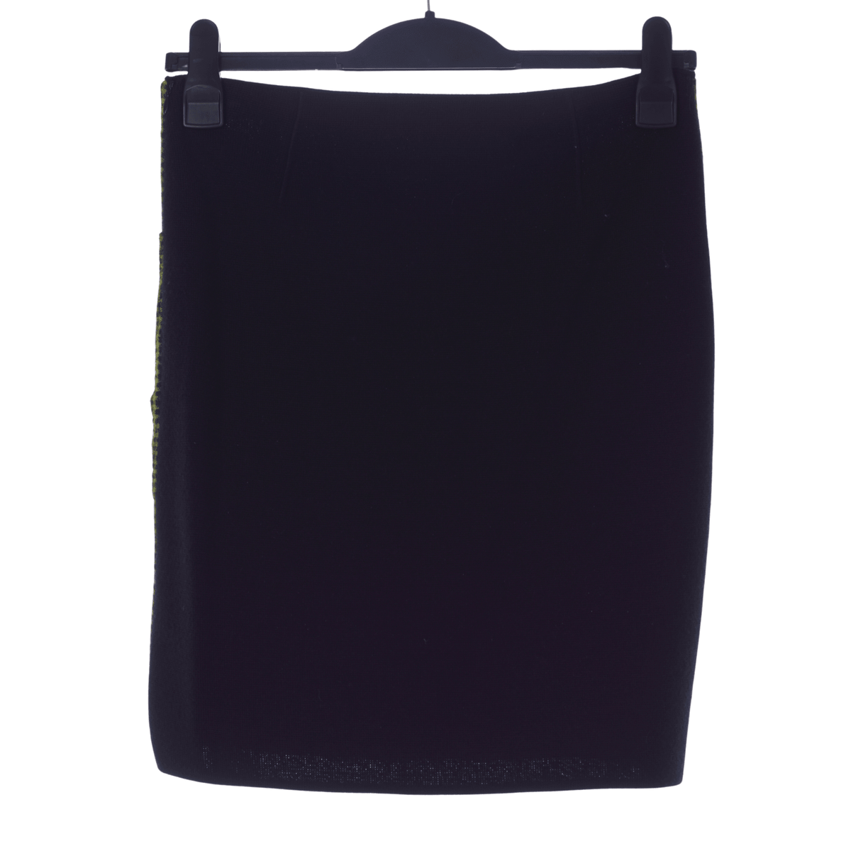 See By Chloe Wool Mix Skirt Check Pattern Green and Black UK SIze 10 - Ava & Iva