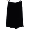 T Made In Italy Black Velvet Skirt with Embroidered Detail UK Size 14 - Ava & Iva