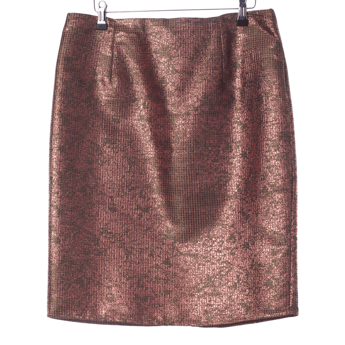 True Decadence Gold Sparkly Metallic Skirt UK Size 14 - Ava & Iva