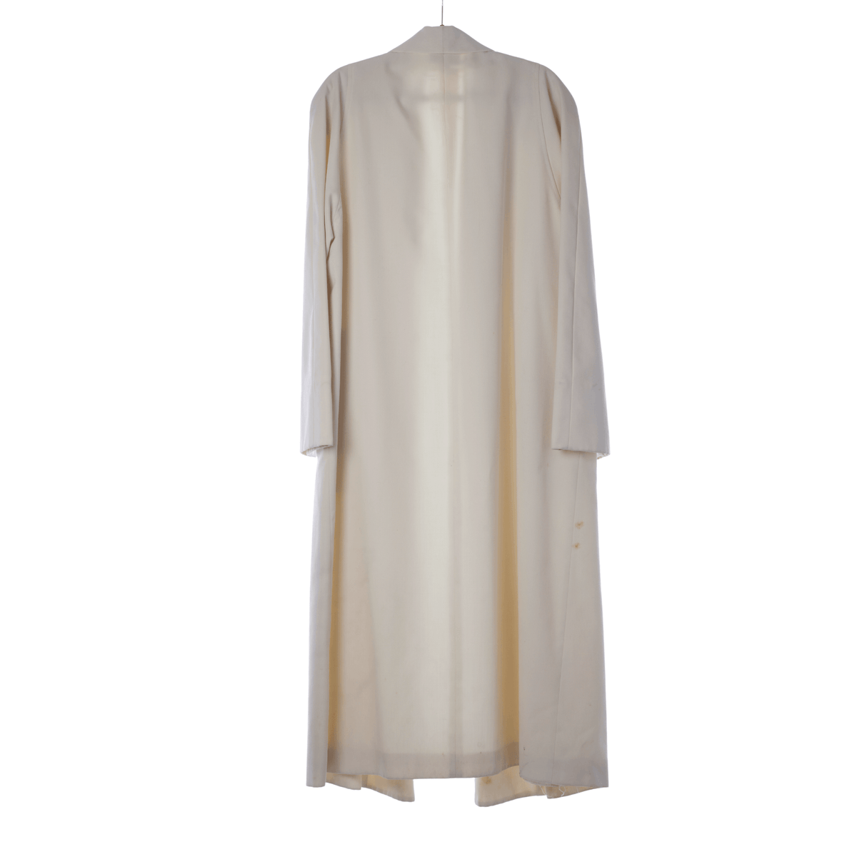 Admyra Full Length Long Sleeved Cream Coat UK Size 10 - Ava & Iva