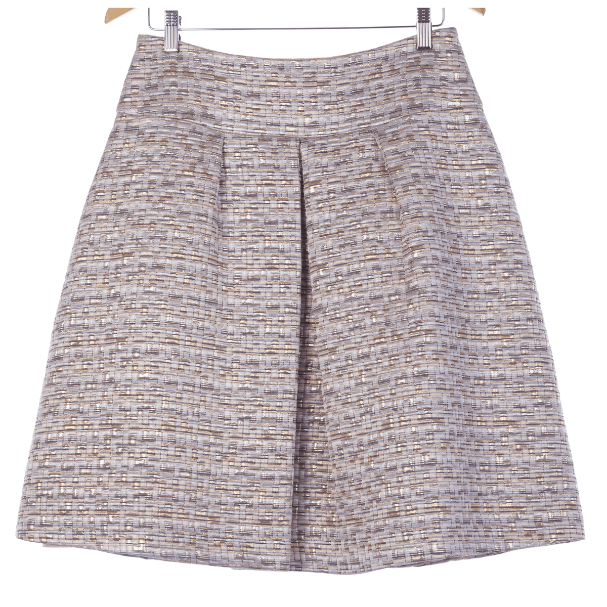 Aquascutum Gold and Silver Tones Skirt UK Size 12 - Ava & Iva