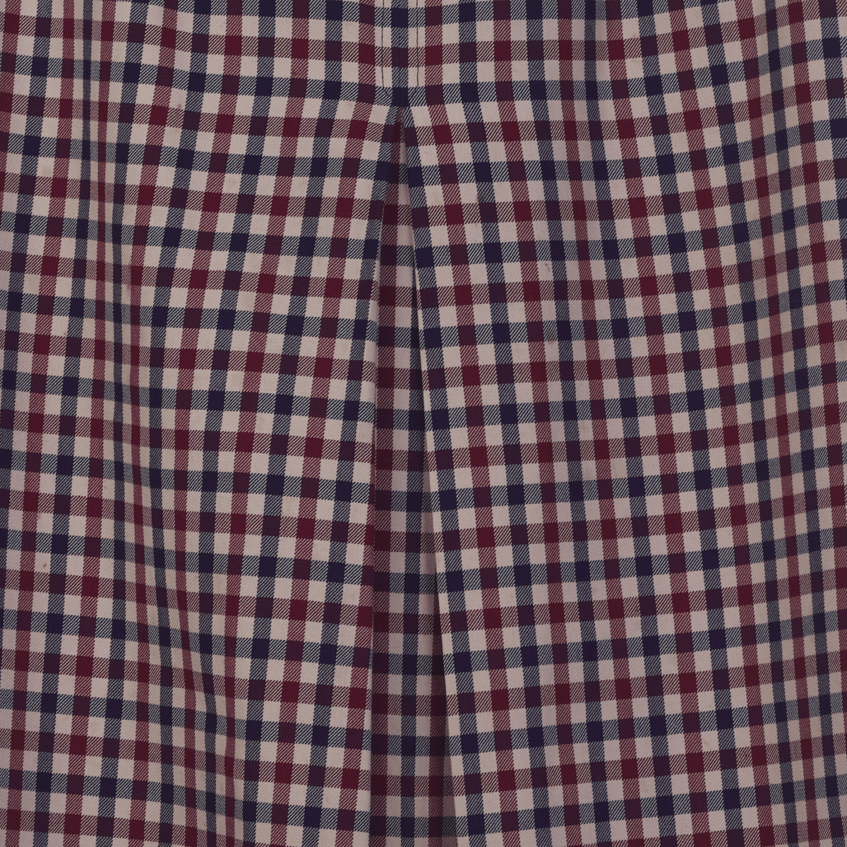 Aquascutum Vintage Red and Blue Check Wool Skirt UK Size 12 - Ava & Iva