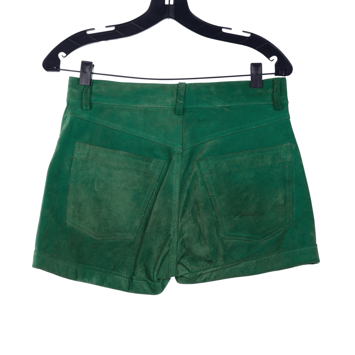 Bamboo Pig Skin Green Shorts UK Size 10 - Ava & Iva