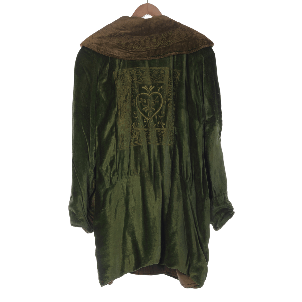 Chadia Green Vintage Long Sleeved Coat UK Size 16 - Ava & Iva