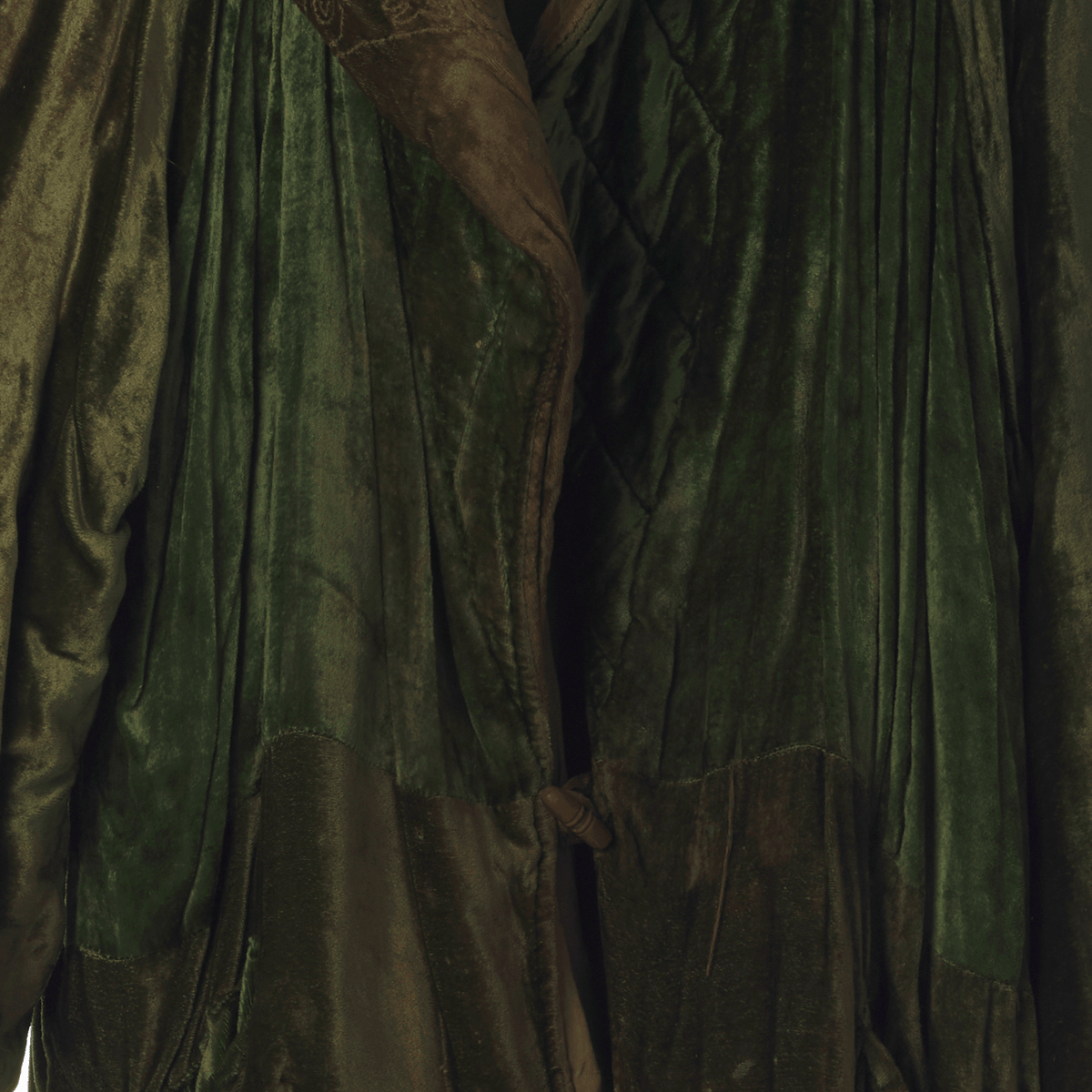 Chadia Green Vintage Long Sleeved Coat UK Size 16 - Ava & Iva