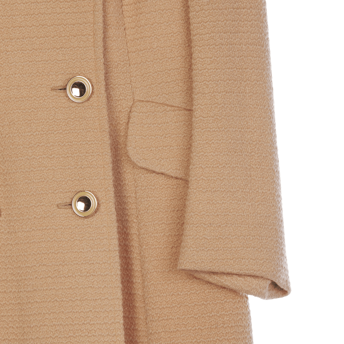 Dereta Pure New Wool Mustard Long Sleeved Coat UK Size 12 - Ava & Iva