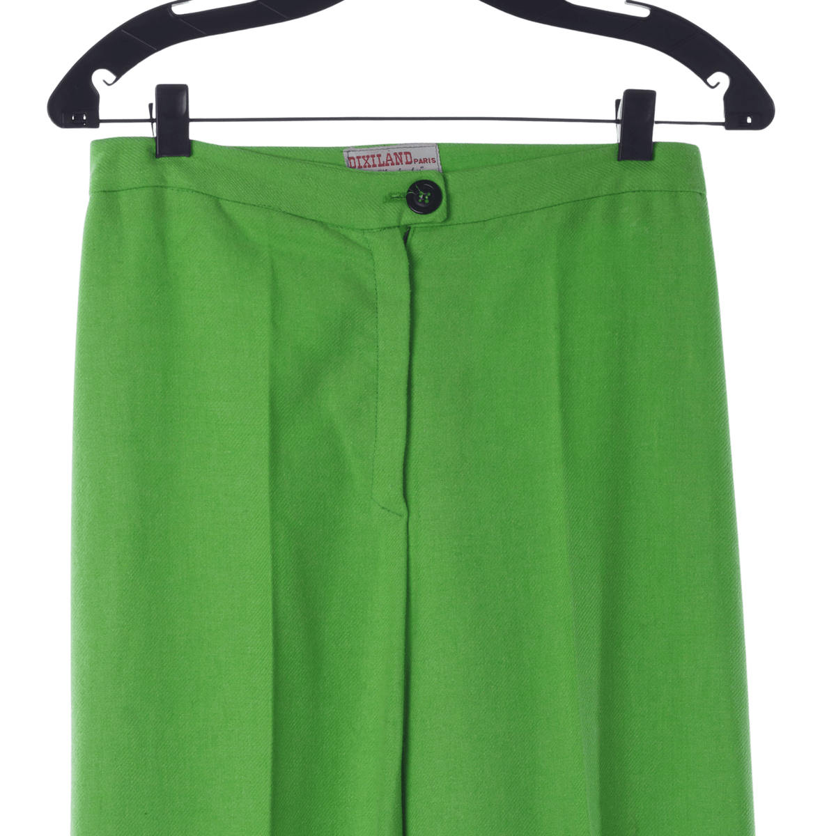 Dixiland Paris Wool Lime Green Trousers UK Size 10 - Ava & Iva