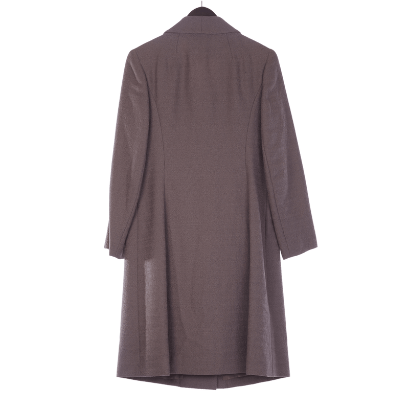 Eastex Wool Light Brown long Sleeved Coat UK Size 12