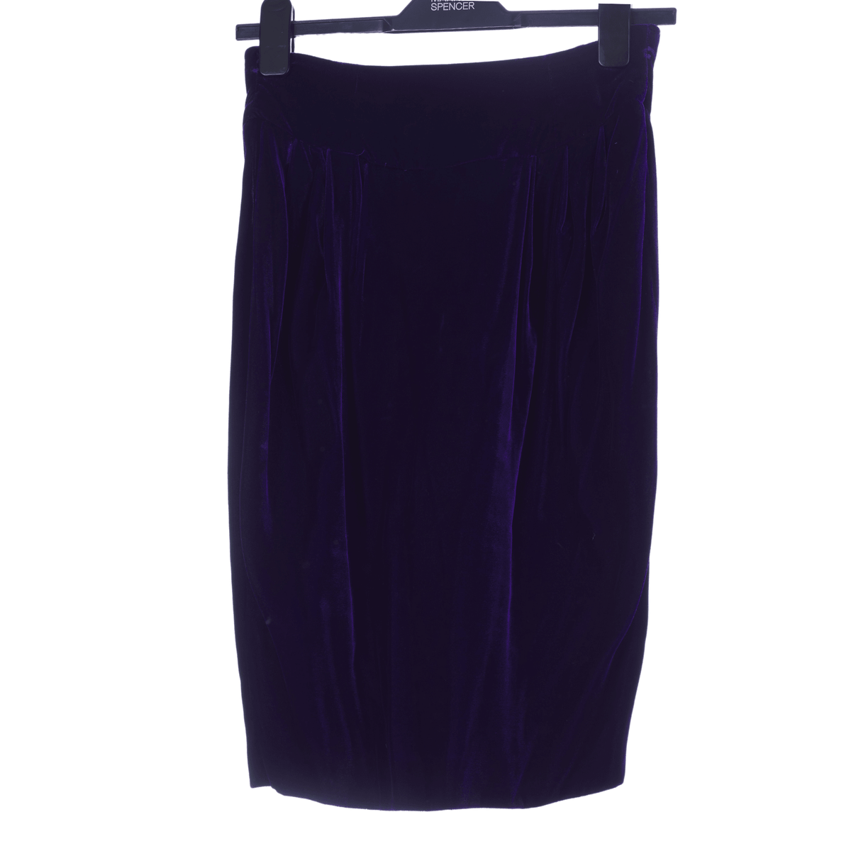 Edina Ronay Velvet Purple Skirt UK 10 - Ava & Iva