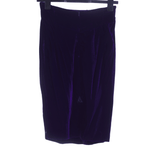 Edina Ronay Velvet Purple Skirt UK 10 - Ava & Iva
