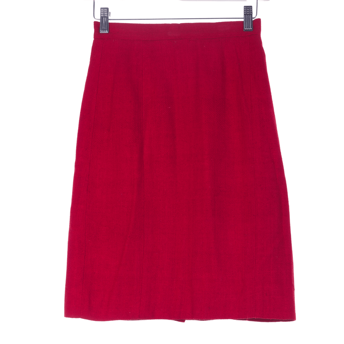 Edina Ronay 100% Red Silk Skirt UK Size 8 - Ava & Iva